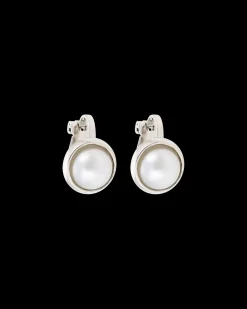 Boucles d'oreilles clips - Silver Pearl