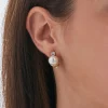 Boucles d'oreilles clips - Golden Pearl