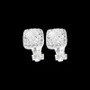 Boucles d'oreilles clips - Sparkling Squares