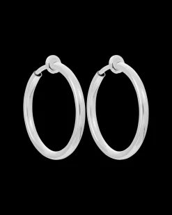 Boucles d'oreilles clips - Silver Hoops