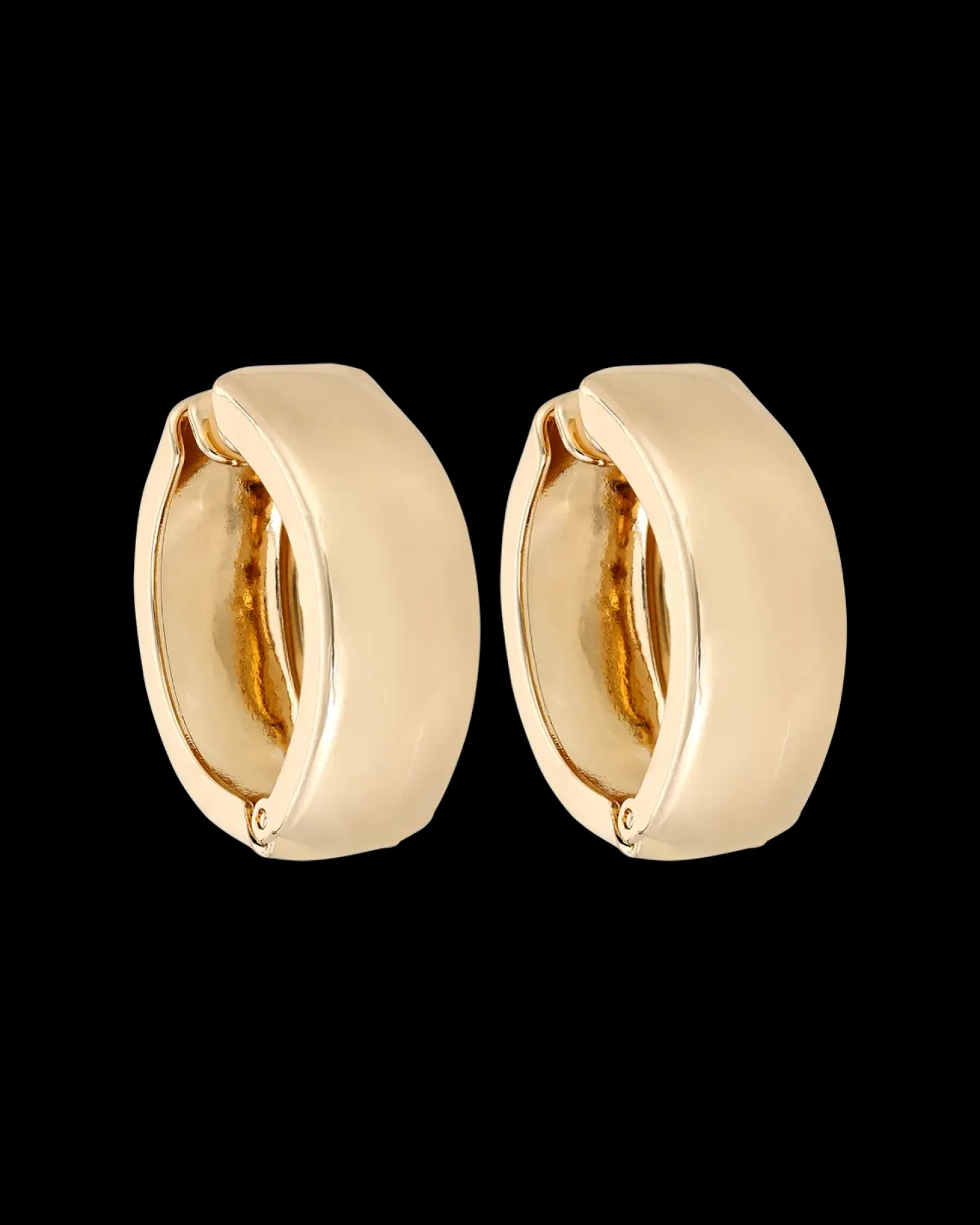 Boucles d'oreilles clips - Golden Basics
