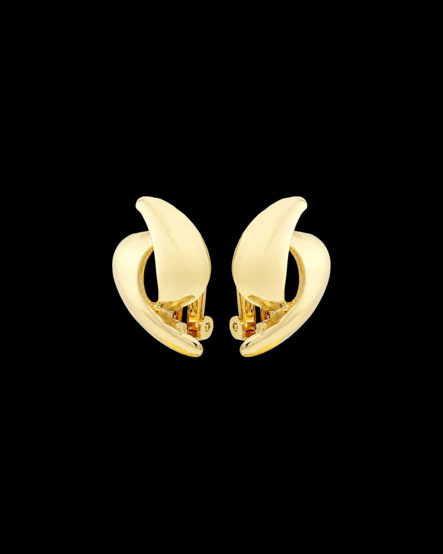 Boucles d'oreilles clips - Golden Glow