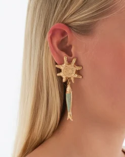 Boucles d'oreilles clips - Big Sun