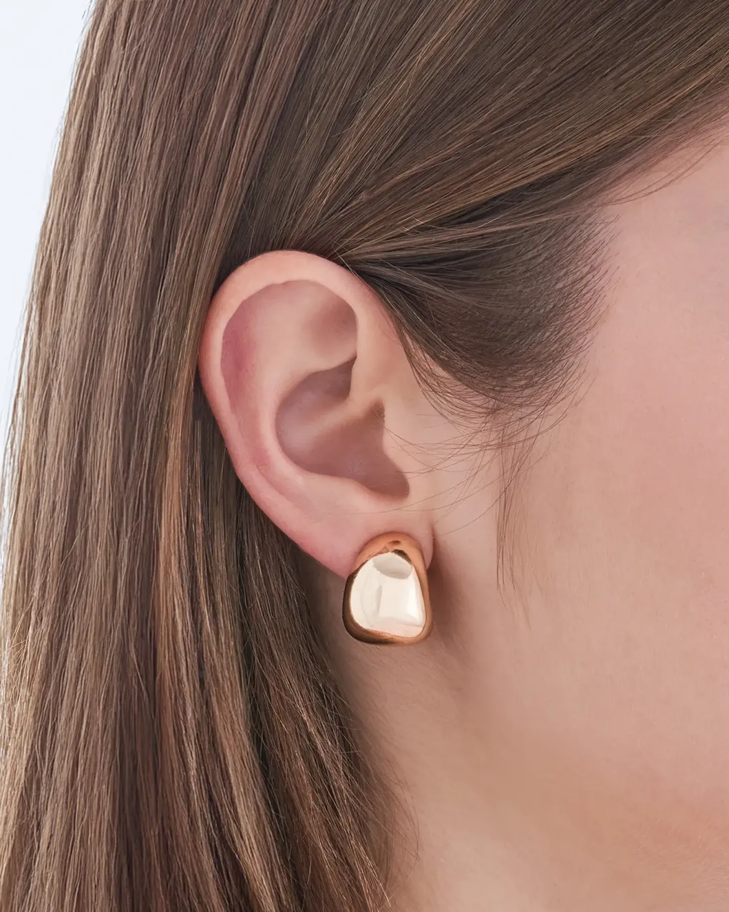 Boucles d'oreilles clips - Smooth Gold