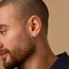 Boucles d'oreilles Homme - Zirconia Man