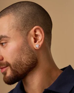 Boucles d'oreilles Homme - Zirconia Man