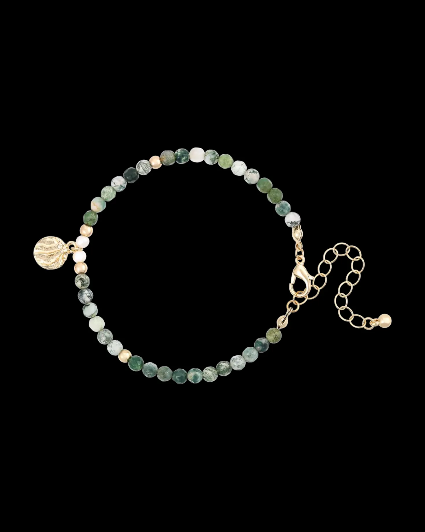 Bracelet - Agate Pearls