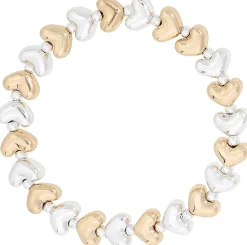 Bracelet - Bicolor Hearts