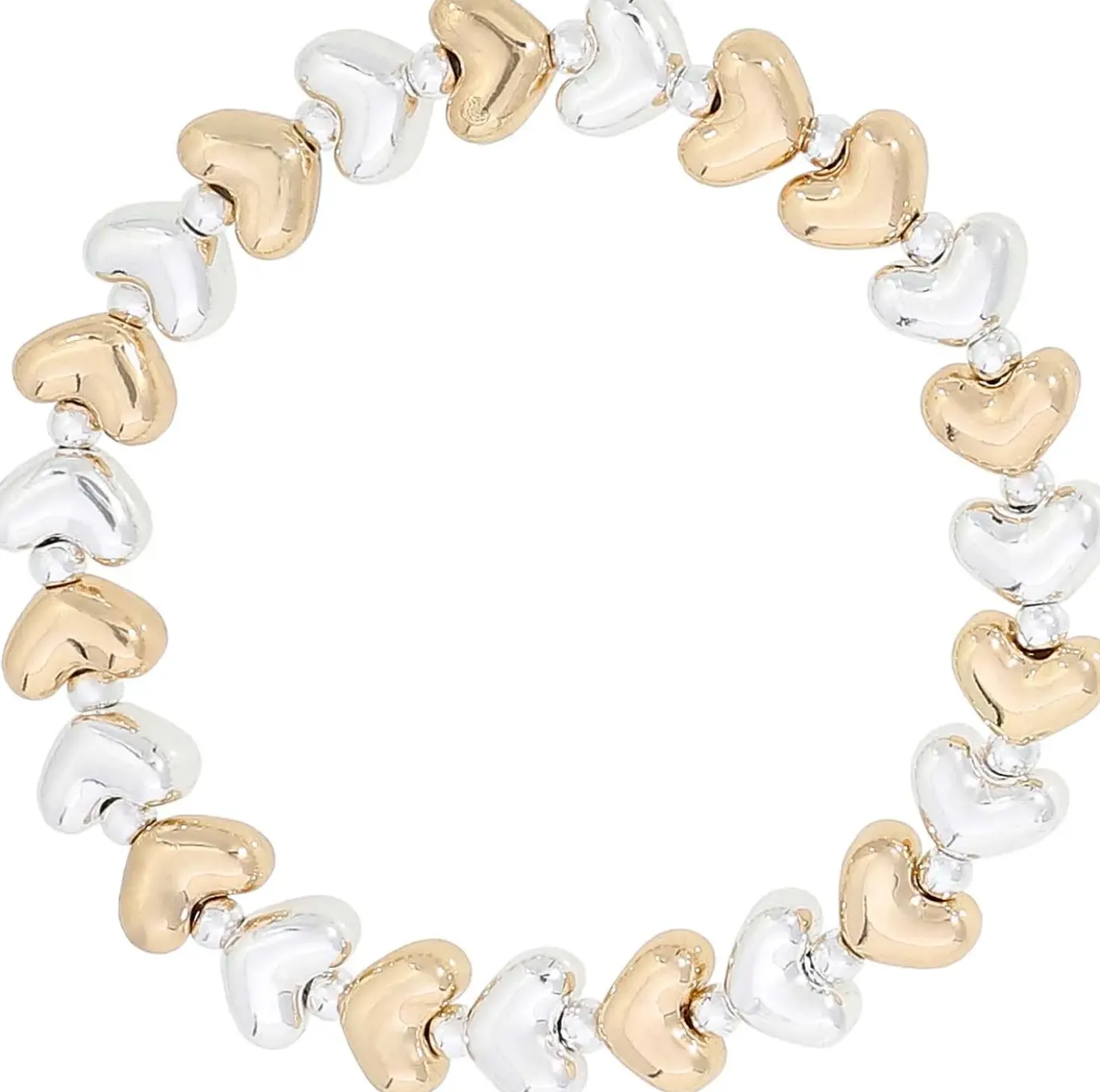Bracelet - Bicolor Hearts