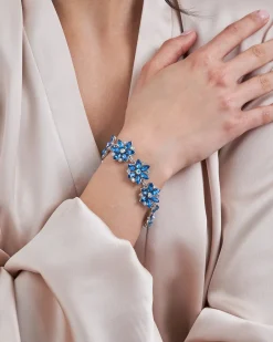 Bracelet - Blue Flower