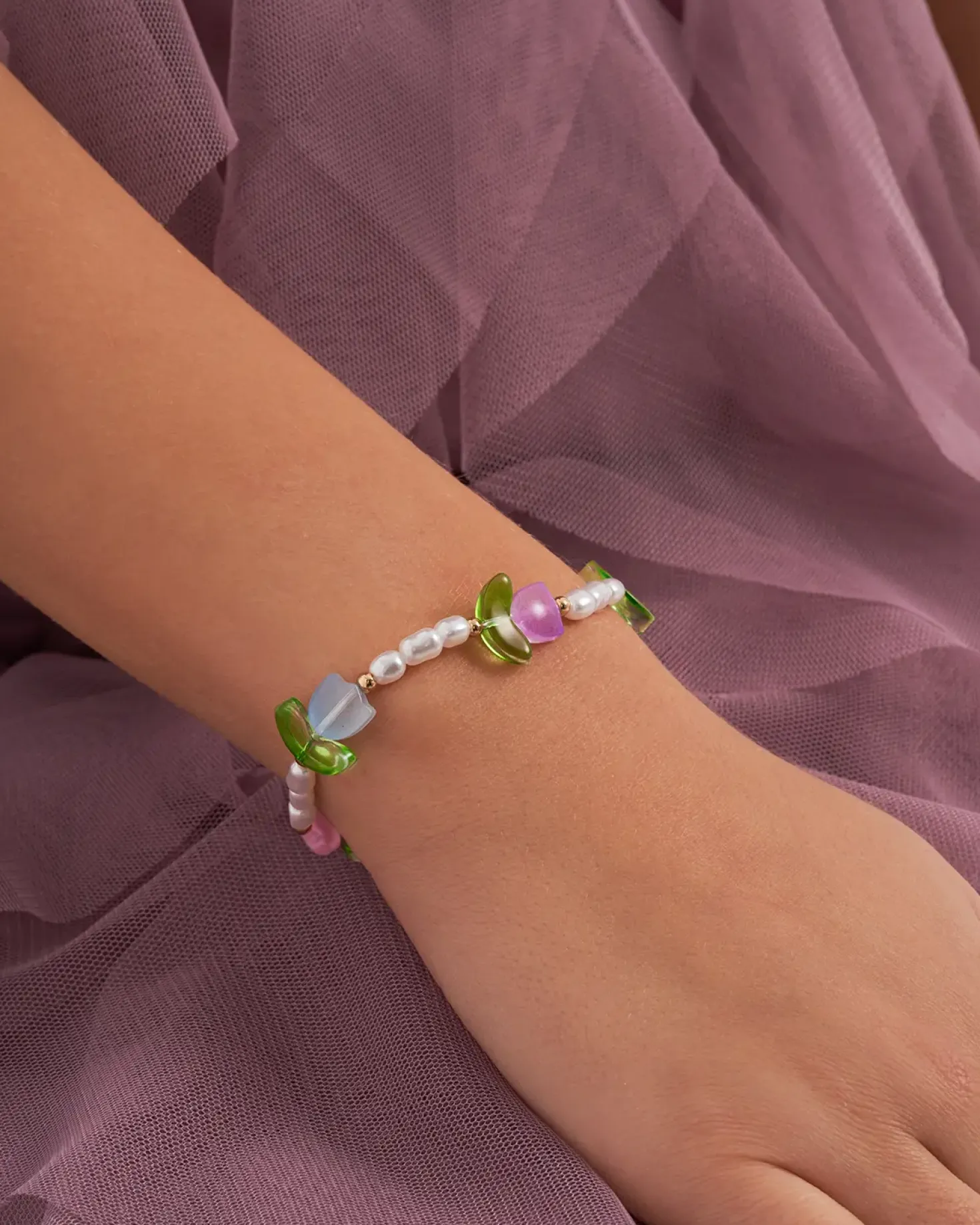 Bracelet - Colorful Tulip