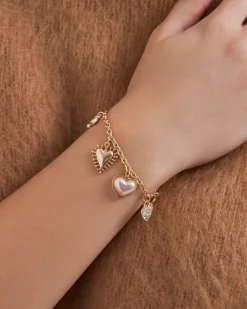 Bracelet - Golden Hearts