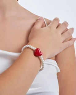 Bracelet - Heart Pearl