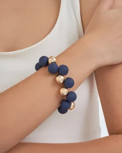 Bracelet - Navy Pearls
