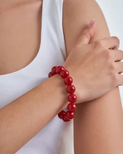 Bracelet - Perles rouges