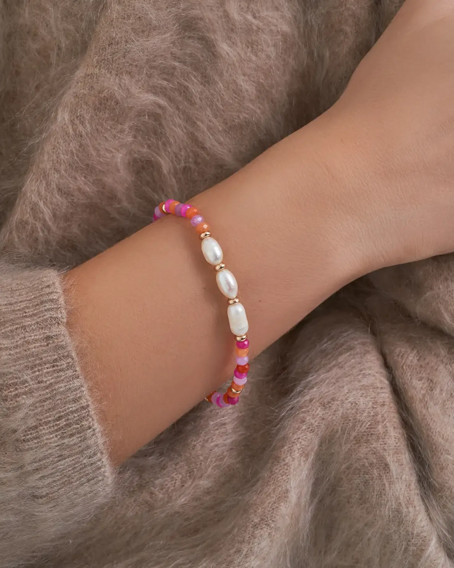 Bracelet - Pink Jade