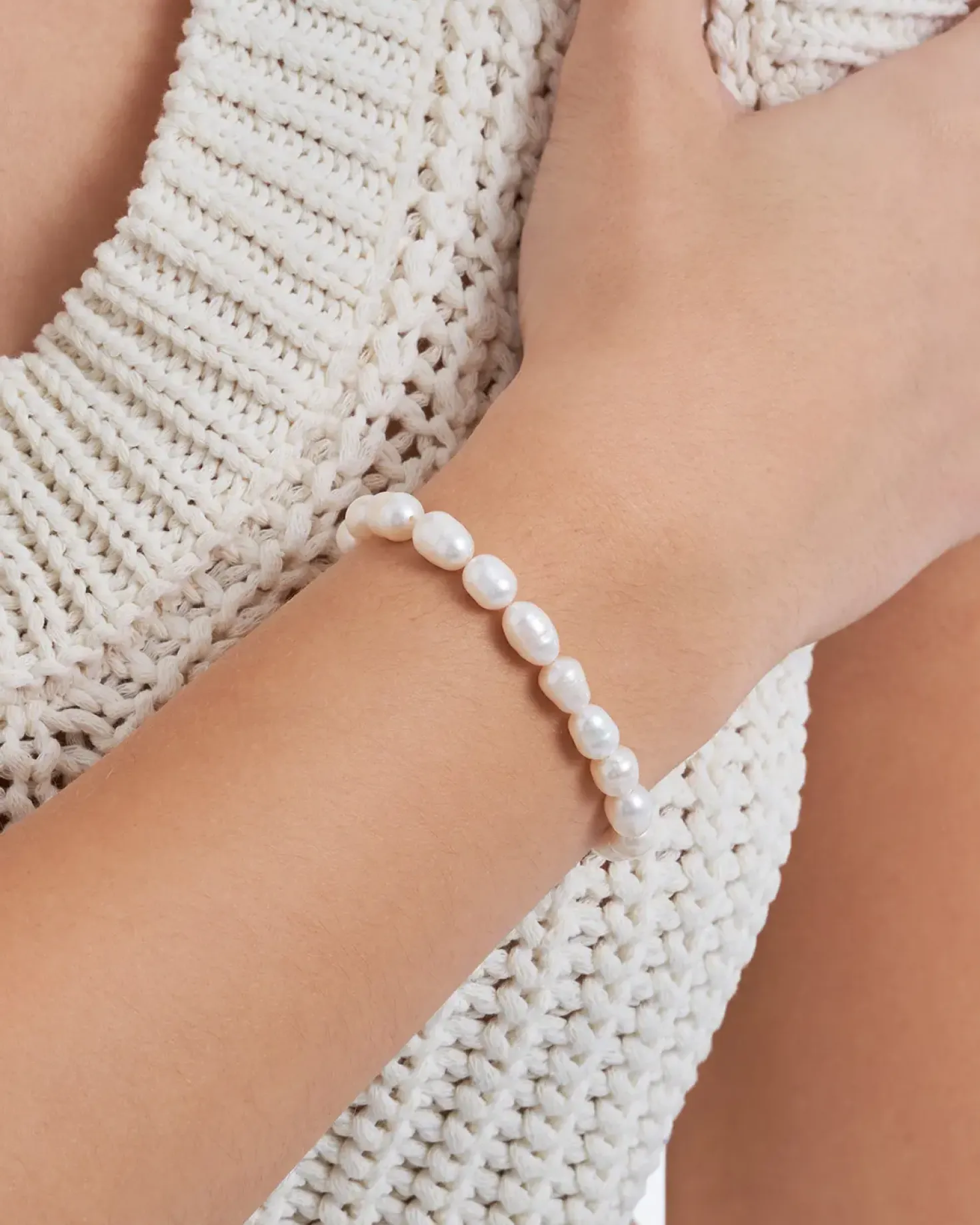 Bracelet - White Pearl