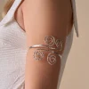 Bracelet de biceps - Silver Swirl