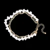 Bracelet de cheville - White Jade