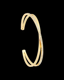 Bracelet jonc - Crossed Elegance