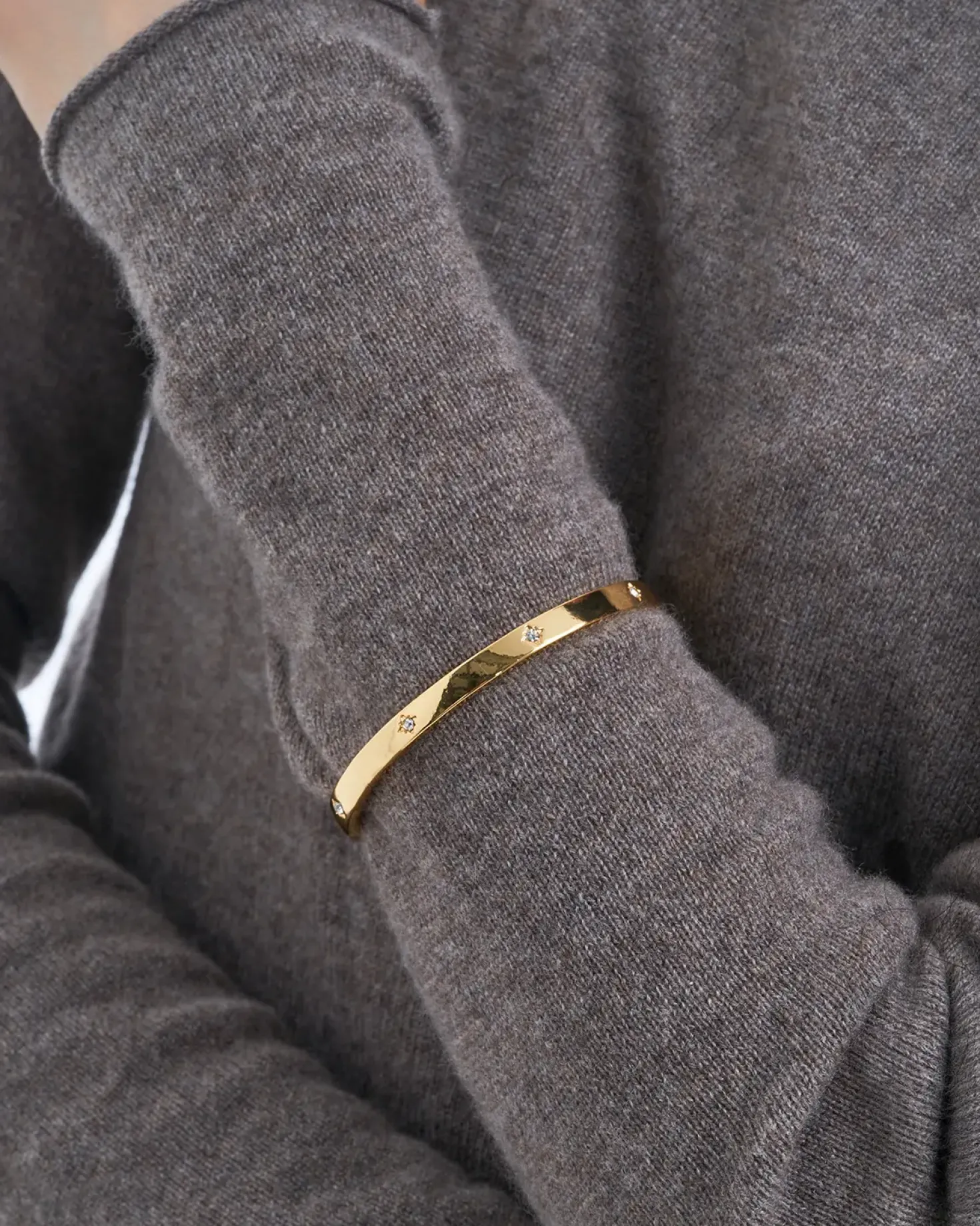Bracelet jonc - Golden Essence