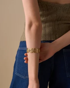 Bracelet jonc - Golden Swirl