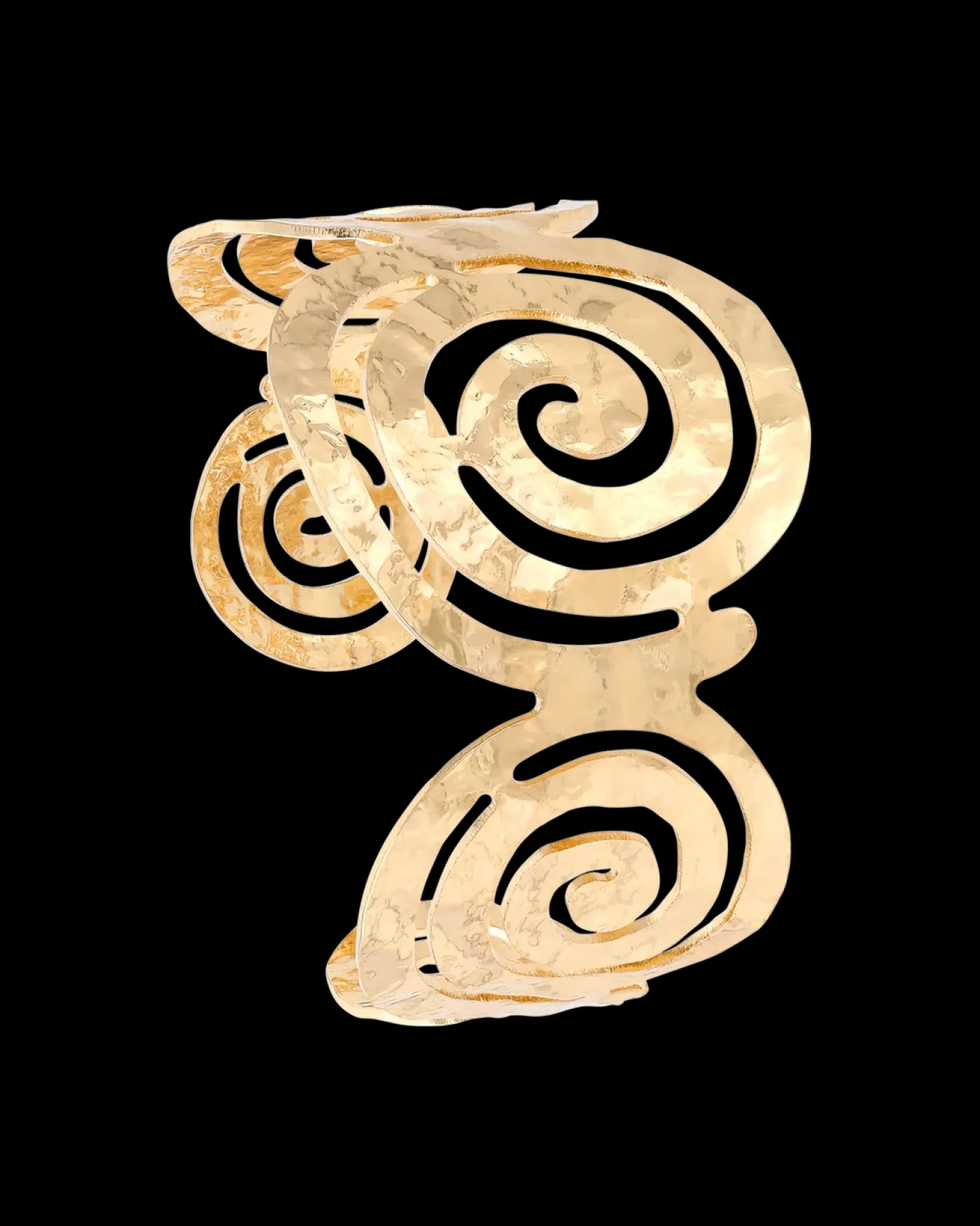 Bracelet jonc - Hammered Spiral