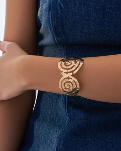 Bracelet jonc - Hammered Spiral