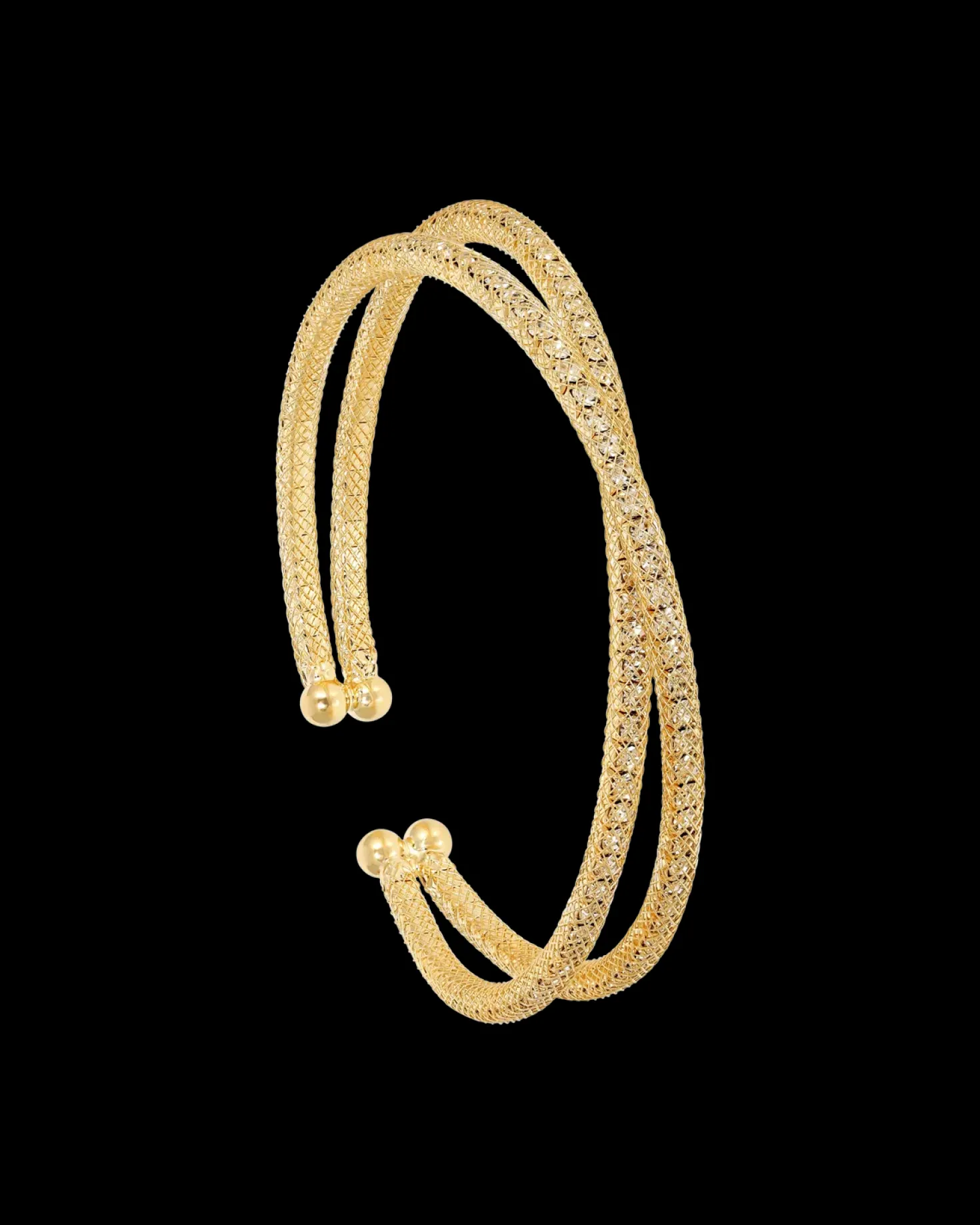 Bracelet jonc - Mesh Sparkle