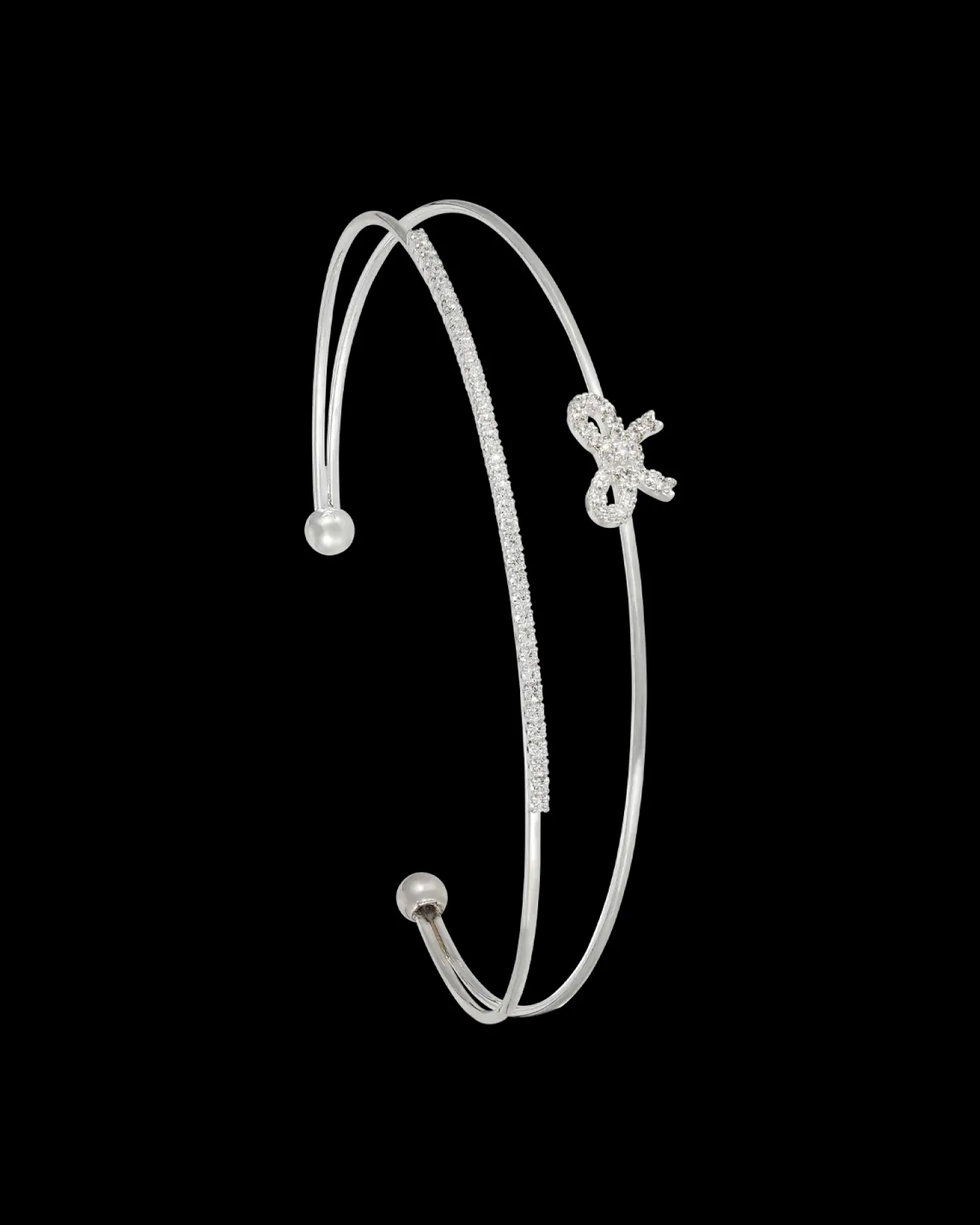 Bracelet jonc - Sparkling Ribbon