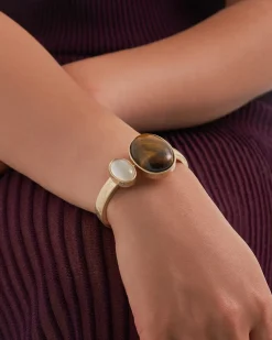 Bracelet jonc - Tiger Eye