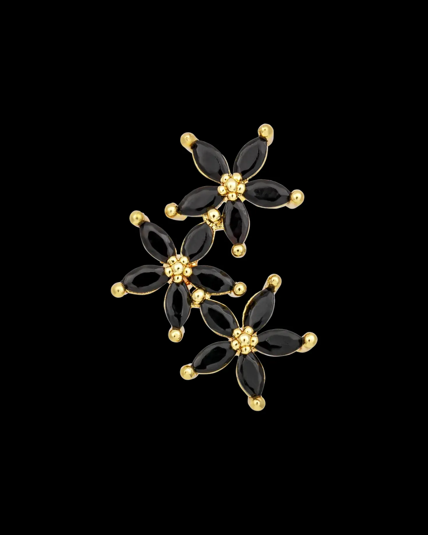 Broche - Black Lilies