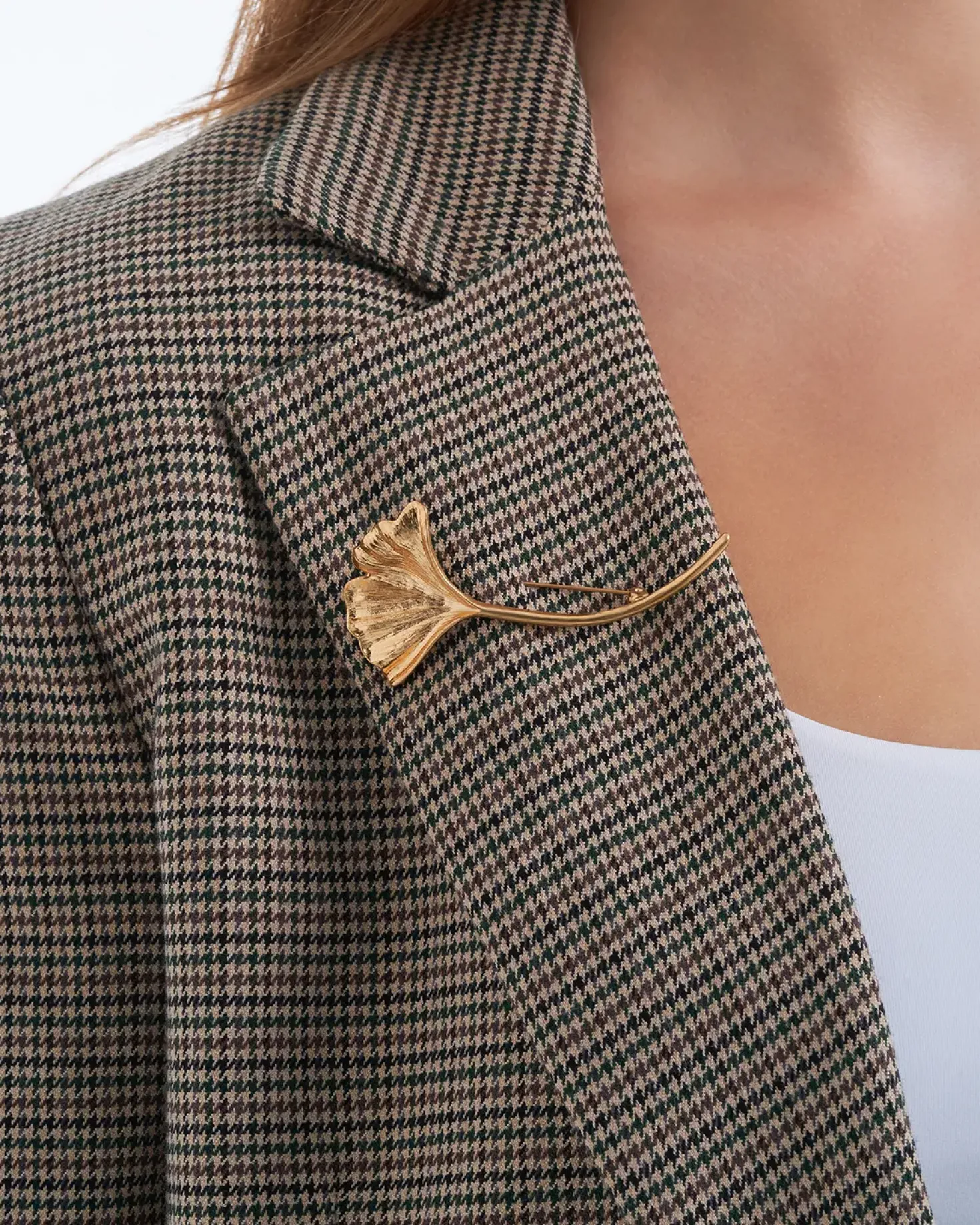 Broche - Elegant Leaf