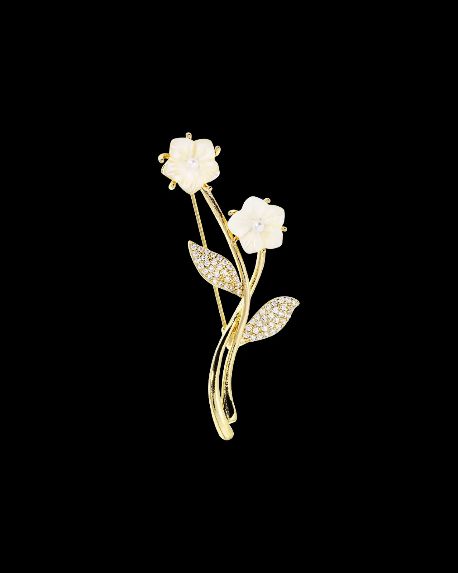 Broche - Pearly Blossom