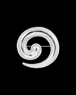 Broche - Silver Spiral