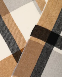 Écharpe - Checkered Brown