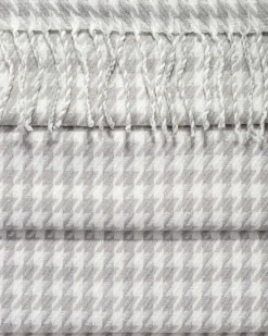 Écharpe - Grey Houndstooth