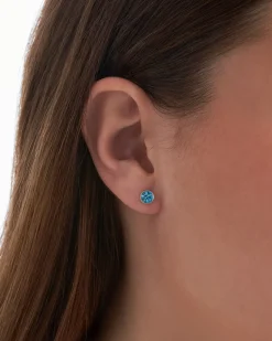 Clous d'oreilles - Aqua Shine