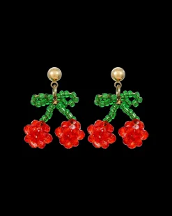 Clous d'oreilles - Beaded Cherry