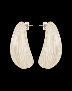 Clous d'oreilles - Beige Swirl