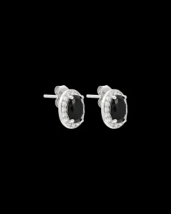Clous d’oreilles - Black Oval