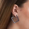 Clous d'oreilles - Black Square