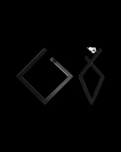 Clous d'oreilles - Black Square