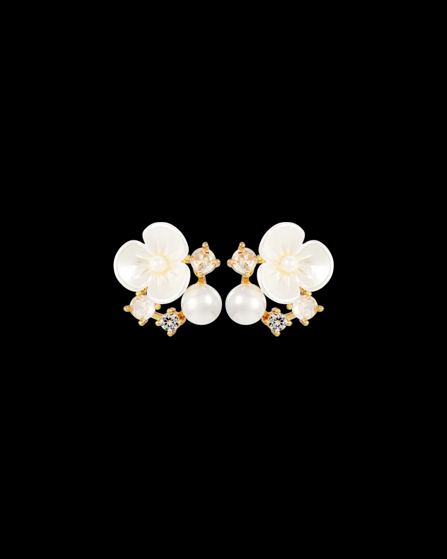 Clous d'oreilles - Blossom Pearl