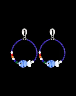 Clous d'oreilles - Blue Bay