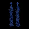 Clous d'oreilles - Blue Corals