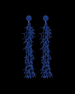 Clous d'oreilles - Blue Corals