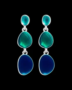 Clous d'oreilles - Blue Forms