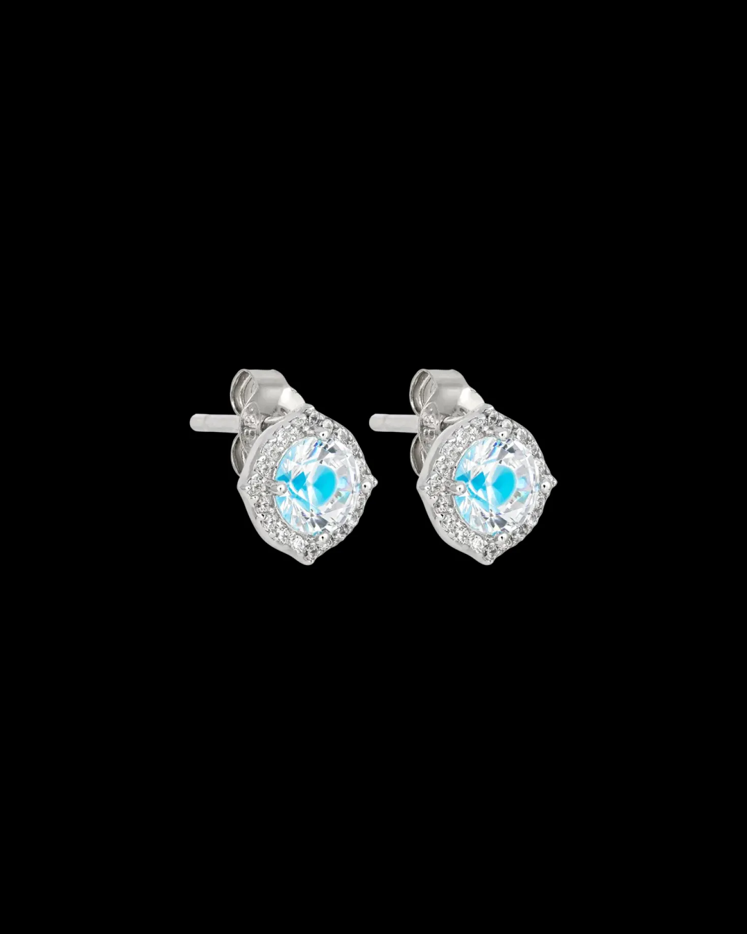 Clous d'oreilles - Blue Halo