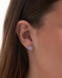 Clous d'oreilles - Blue Halo